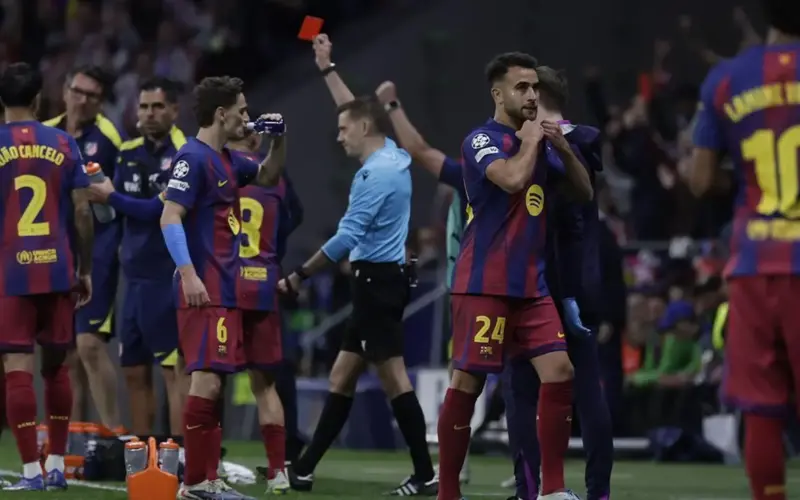 إريك جارسيا يعلق على طرده أمام أتلتيكو مدريد ويوجه رسالة لريال مدريد بشأن الممر الشرفي